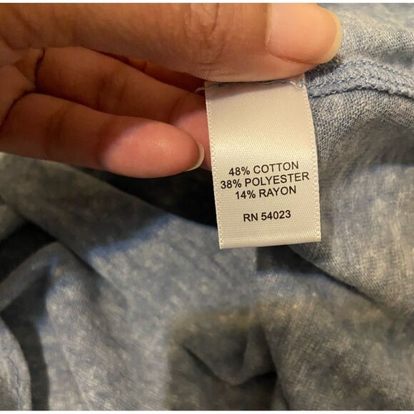 Banana Republic NWT Blue Ruffle Tank Top - Picture 5 of 8